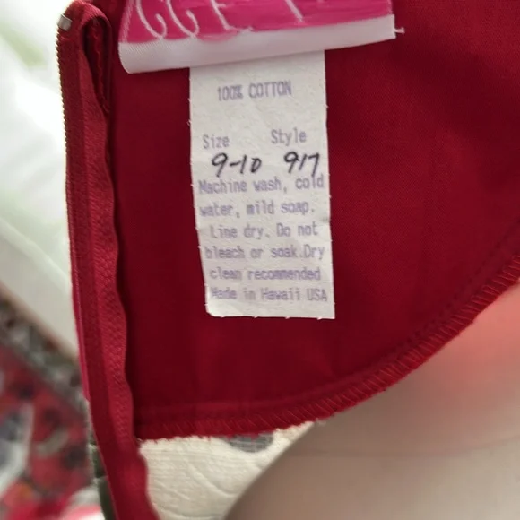 VTG Hawaiian Bark Cloth Maxi - Picture 6 of 6